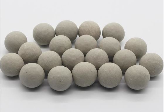 Bola cerâmica da alumina inerte da porcelana para meios do apoio da cama do catalizador