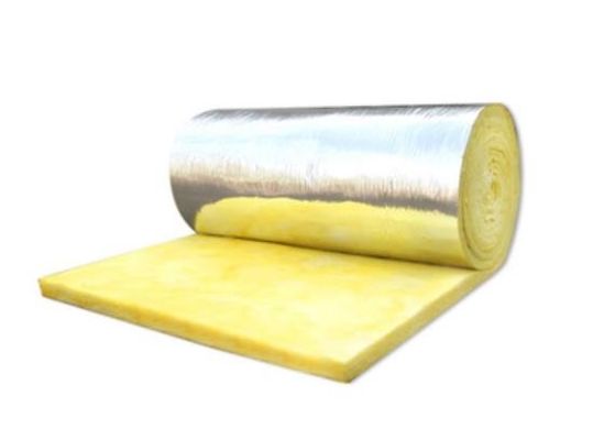 A isolação sadia de lãs de vidro de fibra da absorção sadia/lãs de rocha sentiu com folha de alumínio