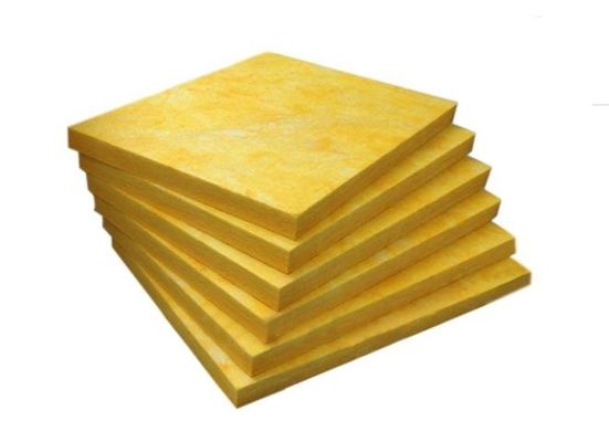 Fogo - certificado à prova de som do CE do rolo das lãs de vidro da isolação resistente das lãs de vidro de 25mm