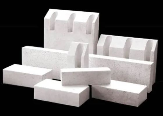 Customizável branco do tijolo do óxido de alumínio dos tijolos do silicato da alumina do forro da estufa
